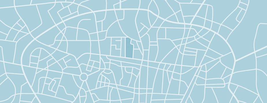 A generic city map illustration