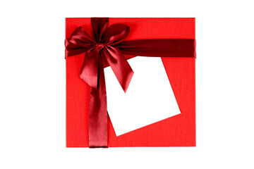 Gift box isolated on a white background
