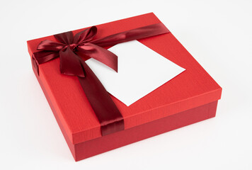 Gift box isolated on a white background