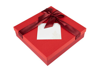 Gift box isolated on a white background