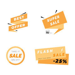 Sale stickers