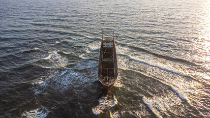 Demetrios II shipwreck in Chloraka, Paphos