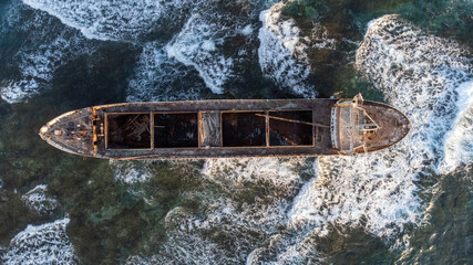 Demetrios II shipwreck in Chloraka, Paphos