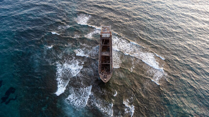 Demetrios II shipwreck in Chloraka, Paphos