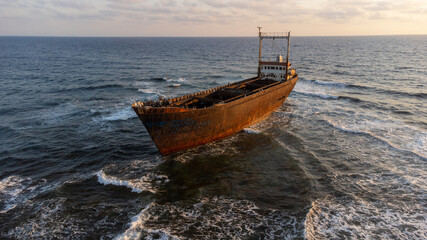 Demetrios II shipwreck in Chloraka, Paphos
