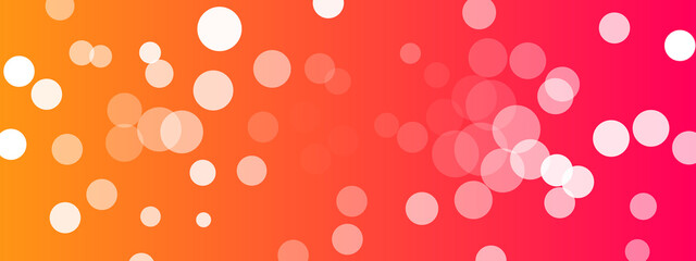 Abstract orange bokeh background