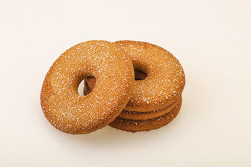 Sweet and crispy ginger cookies