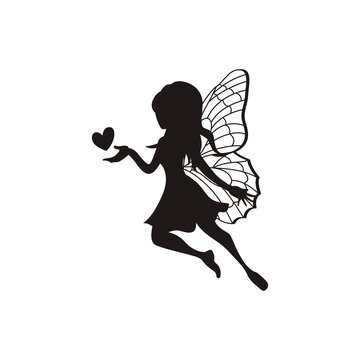 Fairy Icon Logo Vector Art