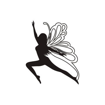 fairy icon logo vector art