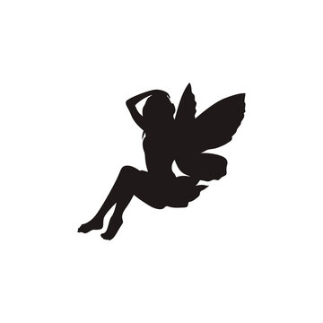 fairy icon logo vector art
