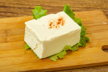 Greek traditional soft feta cheese