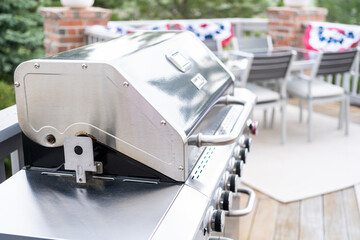 Fototapeta premium Grilling shrimp