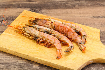 Tasty big Langoustine over the board