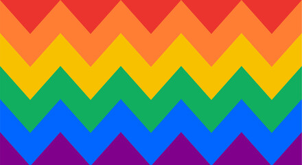 LGBT flag. Poster, banner or Rainbow flag of LGBT. Colorful rainbow lgbt flag for pride. Print for t-shirt of rainbow six colors flag with pattern background. Vector Illustration