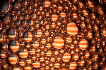 abstract background different rare pomp colors flag lights