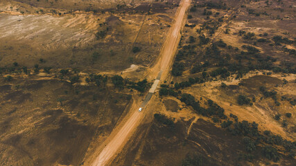 Road tripping through outback Australia