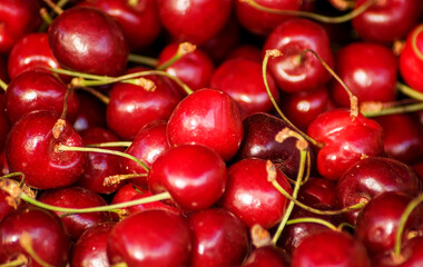 Red ripe cherry