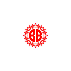 BB letter in red stamp logo
