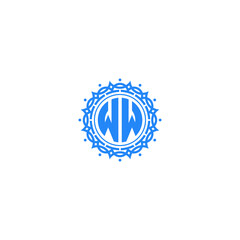 WW letter in blue stamp logo