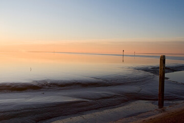 Waddenzee bij Holwerd, Wadden Sea at Holwerd