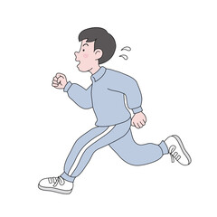 ランニング少年