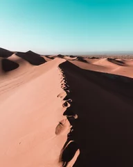 Fotobehang Aquablauw Woestijnlandschap