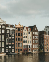 Fototapeta premium city canal houses