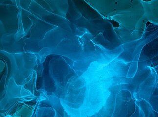 Alcohol Ink Texture. Oil Light Grunge Design.