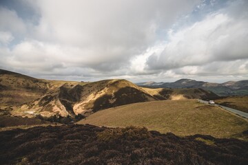 landscape with clouds Lake District