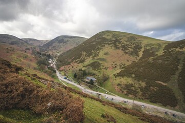 Valley in the Shropshire Hills
