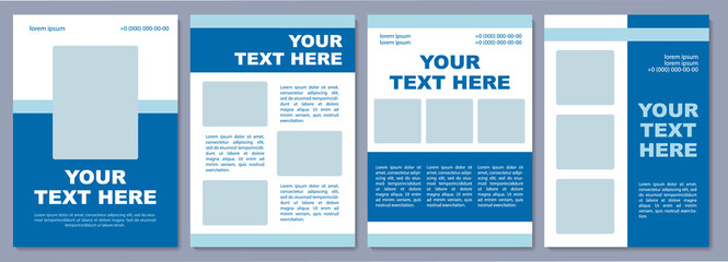 Tourism-related service brochure template. Flyer, booklet, leaflet print, cover design with copy space. Your text here. Vector layouts for magazines, annual reports, advertising posters