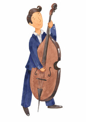 young handsome musician playing the violin © Марина Константинова