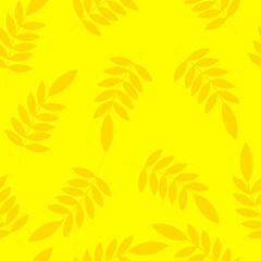 Fototapeta na wymiar Acacia leaves simple repeating pattern