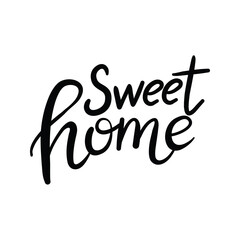 Handmade lettering print. Vector vintage illustration.