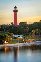 Jupiter, Florida, USA at Jupiter Inlet Light © SeanPavonePhoto