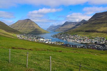 Klaksvík, the second largest city on Faroe Islands