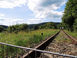 railway in the mountains
