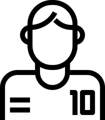 player outline icon