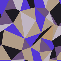abstract colorful dark blue and gray geometric shapes and halftone minimalistic triangle texture.