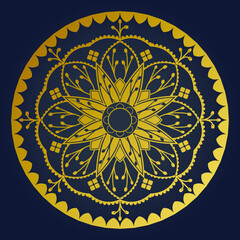 Creative luxury ornamental mandala design