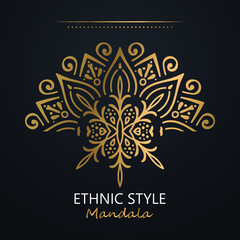 Ethnic Style Mandala Design