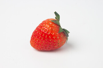 strawberry on white background