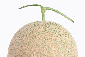 Japanese melon fruits on white background
