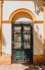 Art Nouveau gate in San Antonio de Areco, Buenos Aires Province, Argentina