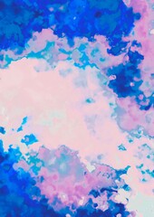 幻想的なピンクと青のテクスチャ背景
