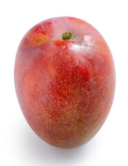 Beautiful delicious mango isolated on white table background.