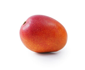 Beautiful delicious mango isolated on white table background.