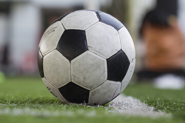 Fototapeta premium Soccer ball field