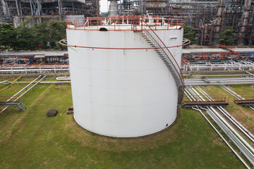 Chemical industry with fuel storage tank