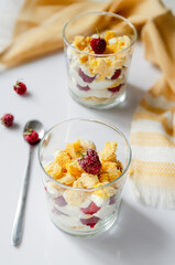 dessert in a glass